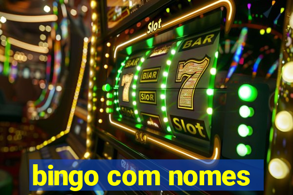 bingo com nomes